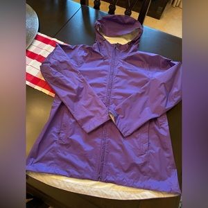 EUC Patagonia Purple XL Rain Jacket